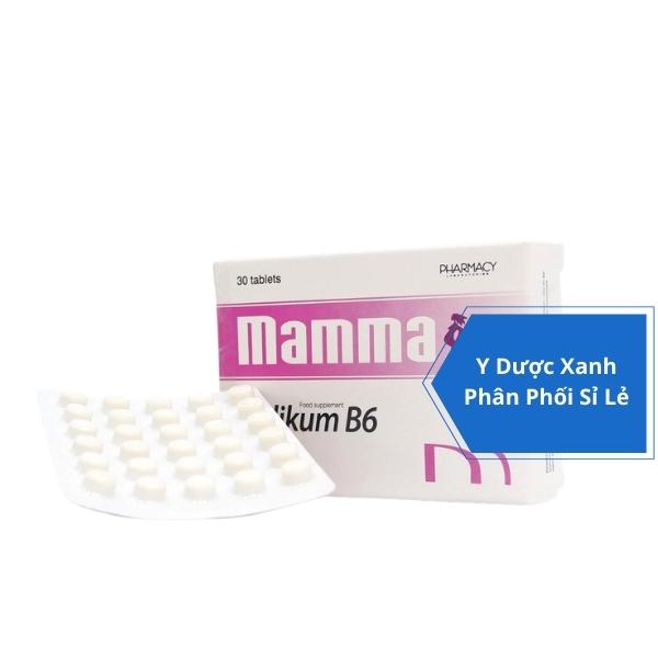 MAMMA FOLIKUM B6, 30 viên, Viên uống bổ sung acid folic và vitamin B6 cho phụ nữ mang thai của Ba Lan